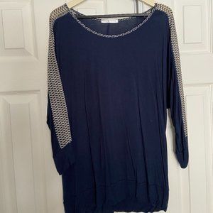 Femme navy blouse